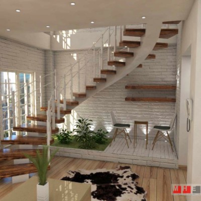 طراحی و ساخت پله گرد فلزی و دوبلکسی فلزی در مازندران - صنایع فلزی نتاج