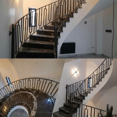 طراحی و ساخت پله گرد فلزی و دوبلکسی فلزی در مازندران - صنایع فلزی نتاج