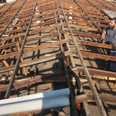 تخریب ساختمان در بابلسر - مجموعه برادران اعظمی