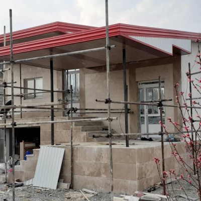 تزئینات ساختمانی پوشش بام گلستان در گرگان