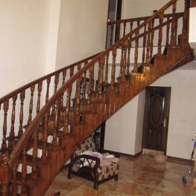 ساخت پله گرد فلزی و بتنی بابایی در بابلسر