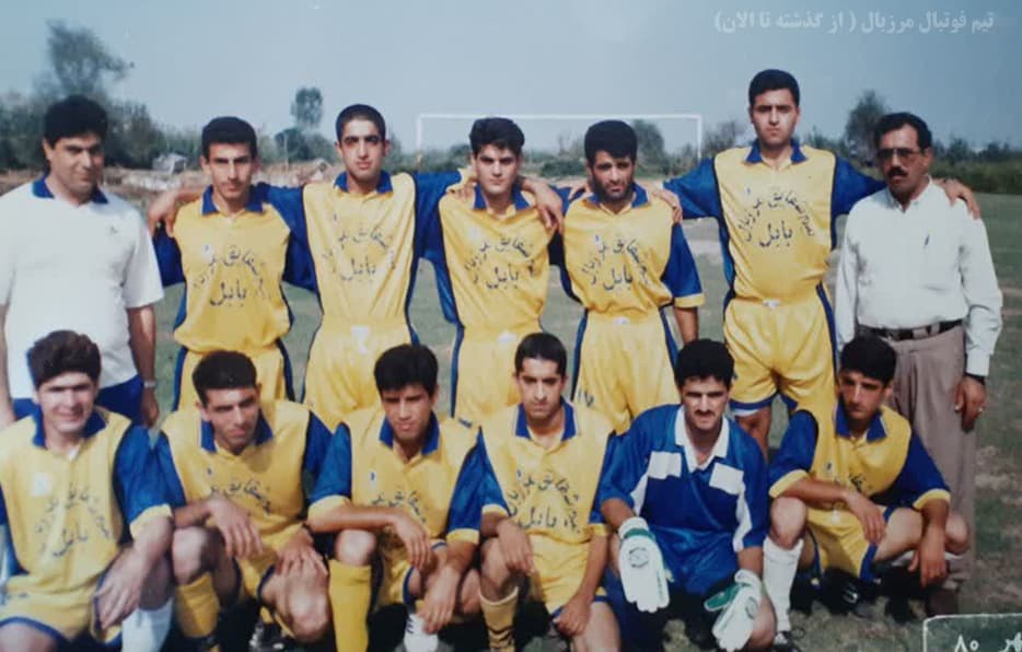 تیم فوتبال مرزبال بابل 8